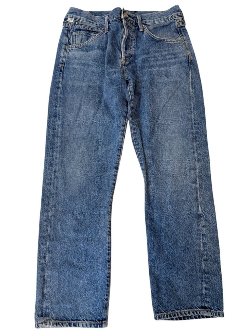 Citizens of Humanity Emerson Slim Boyfriend Wide Leg Button Fly Jeans 27